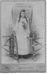 Bertha Wischsdadt Dunteman (1869-1951) as a young girl, date unknown.