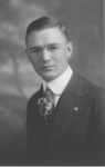 Harry G. Duntemann (1892-1956) in 1916 at the First National Bank of Chicago, where he worked all his adult life.