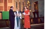 October 2001: 25th Anniversary Mass in Chicago with Old Catholic priest Rev. Mary Ramsden