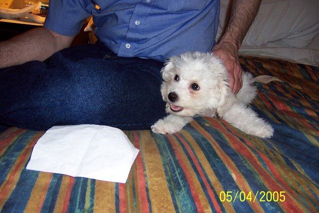 5/4/2005: Sitting with Jeff the first night.