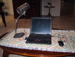 10/2002: Tin Can Bandwidth Expander in use, finessing a dead spot in my living room in AZ.
