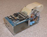 1979: The COSMAC IMP (Inexpensive Matrix Printer.) I designed and built a simple thermal printer for the COSMAC ELF computer, using all COSMAC parts and a little OEM printhead from TI. I offered the circuit as a project article to Popular Electronics (which had published the ELF in 1976) but PE said the Elf's time had passed.