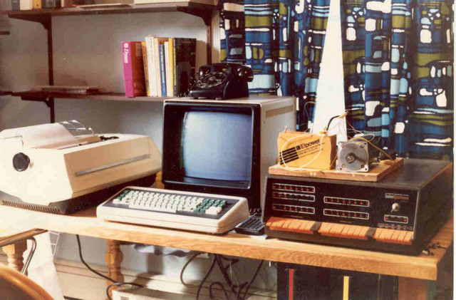 1979: My first true home computer, an Intersystems DPS-1 S-100 mainframe with a 1 MHz (!!) 8080 CPU, 32K RAM, a pair of DS/DD 8