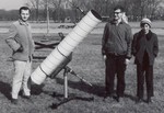 1970: My 8: vent-pipe scope at a partial solar eclipse near Chicago. The scope itself dates back to 1968.