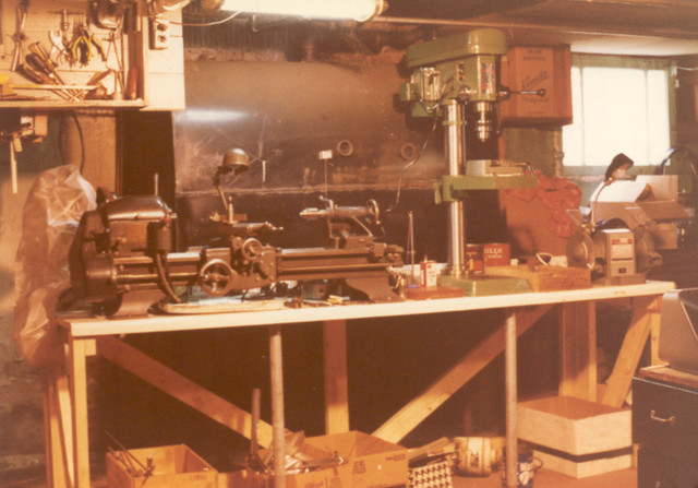 1978: I did a huge amount of work on my basement shop at our first house on Campbell in Chicago, only to be transferred to Rochester NY nine months later.