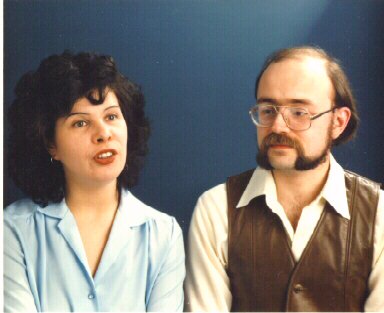 Nancy Kress and Jeff Duntemann in 1982